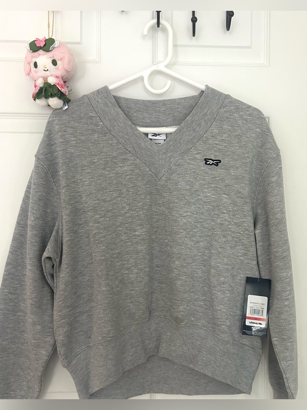 Light Gray V-Neck Sweater